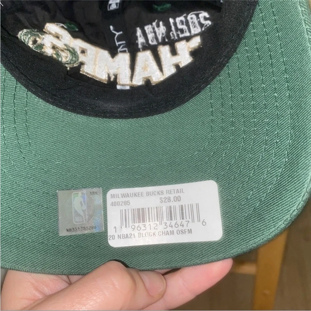 Milwaukee Bucks NBA Champs Cap
